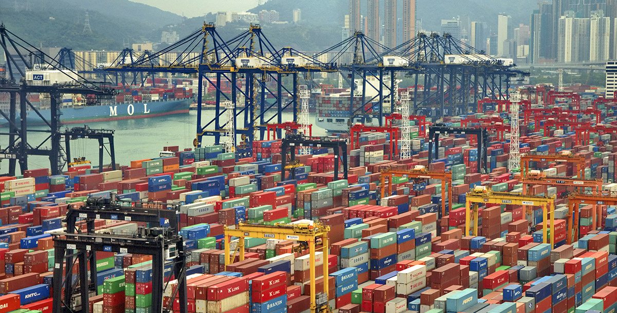 Hong Kong Slipping in World Container Shipping Traffic (and the Top Ten Ports)